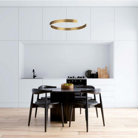 фото Латунь Светильник подвесной LED 43W 3000/4000/6000К 220V INDIE LEDIO, арт. 6535/43L
