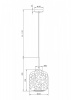 фото Подвесной светильник Maytoni Dolce MOD001PL-01CFL, латунь