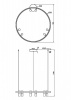 Подвесной светильник Maytoni Satellite MOD102PL-L42BK, черный