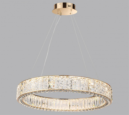 фото Золото/прозрачный/металл/хрусталь/стекло Люстра LED 80W 3700K VERSION HALL, арт. 5071/100L