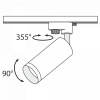 Трековый светильник Maytoni Technical Focus TR004-1-GU10-B, черный
