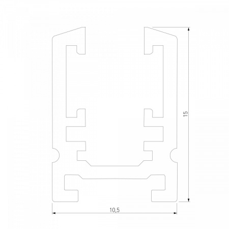 фото Шинопровод накладной 2 м Mini Magnetic 85171/00