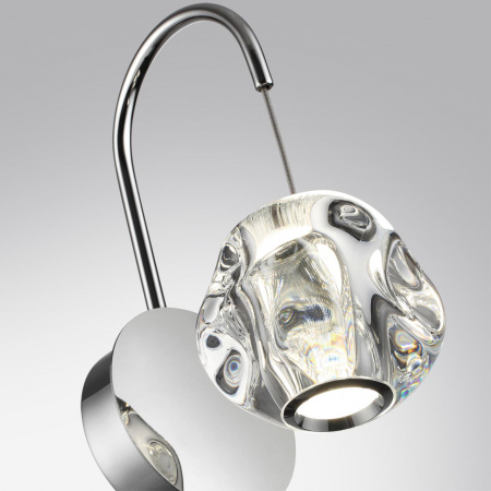 фото Хром/прозрачный/металл/акрил Бра LED 5W 4000K 250Лм JEMSTONE L-VISION, арт. 5084/5WL