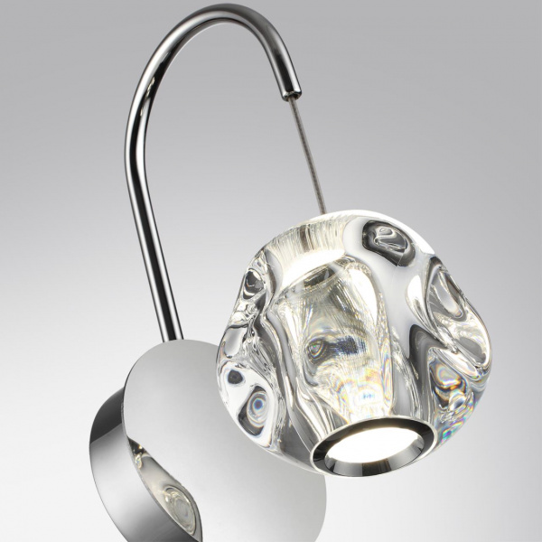 фото Хром/прозрачный/металл/акрил Бра LED 5W 4000K 250Лм JEMSTONE L-VISION, арт. 5084/5WL