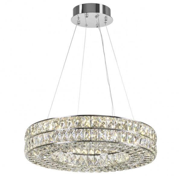 фото Хром/металл/хрусталь Люстра LED 52W 4000K 2971Лм PANTA L-VISION, арт. 4927/52L