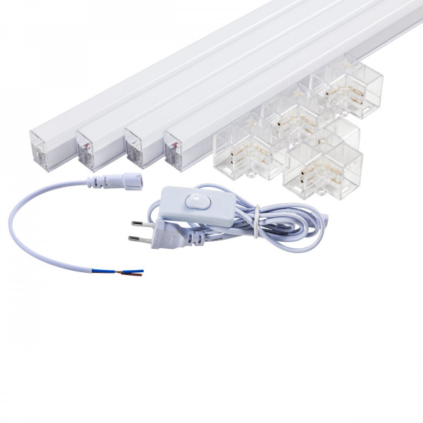 фото Комплект светильников "СОТЫ" 68W 4000K 1253х1253mm Varieta, белый Lightstar V1Q450124