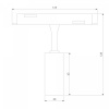 фото Умный трековый светильник 5W 2700-6500K Dim Cantors Slim Magnetic 85071/01, латунь