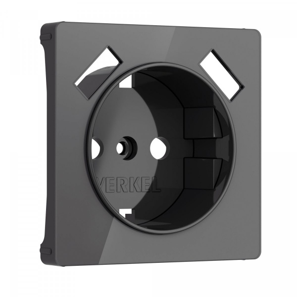 фото Накладка для розетки USB (графит акрил) W1179544