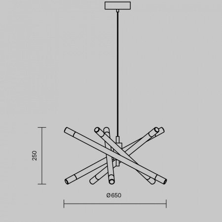 фото Подвесной светильник Freya Wands FR6130PL-L30B, латунь