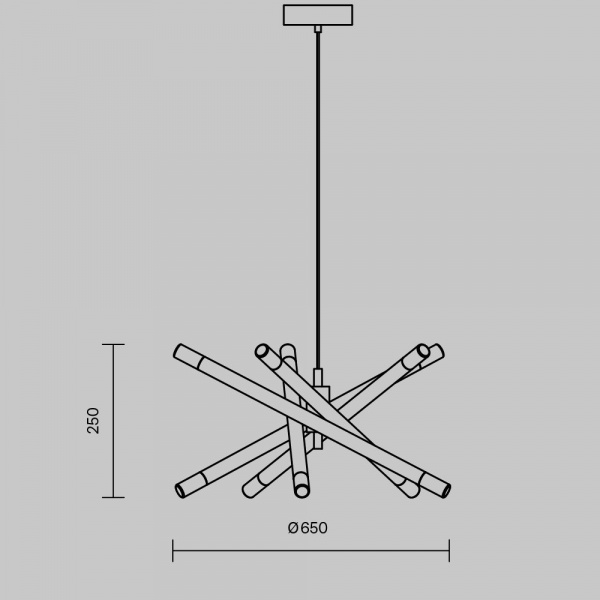 фото Подвесной светильник Freya Wands FR6130PL-L30B, латунь