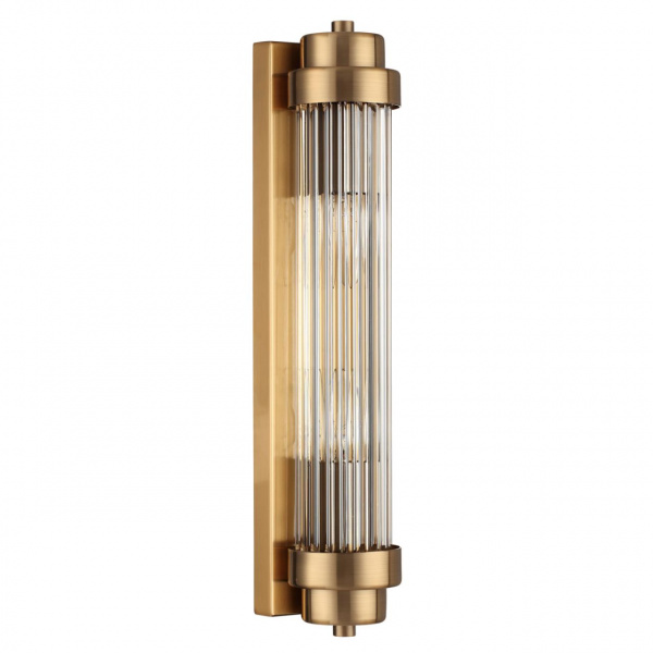 Бронзовый/прозрачный Настенный светильник E14 2*40W LORDI WALLI, арт. 4821/2W