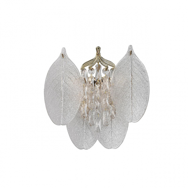 Золото/прозрачный/металл/хрусталь/стекло Бра E14 3*40W TEARS HALL, арт. 5049/3W