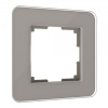 фото Рамка из стекла на 1 пост Elite дымчатый W0012417