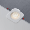 фото Светильник встраиваемый с антибликовой решеткой Tetro 10W 3000K белый IP44 15276/LED