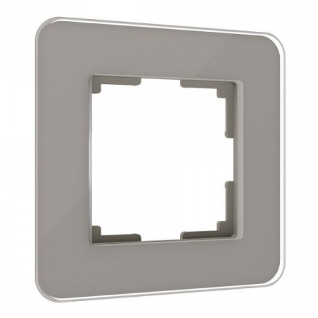 фото Рамка из стекла на 1 пост Elite дымчатый W0012417
