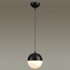 фото Черный/металл/белый/стекло Подвес E27 1*40W PINGA PENDANT, арт. 4958/1