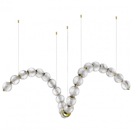 фото Золотой/прозрачный/металл/акрил Люстра LED 92W 4000K 4600Лм CRYSTAL L-VISION, арт. 5008/92L