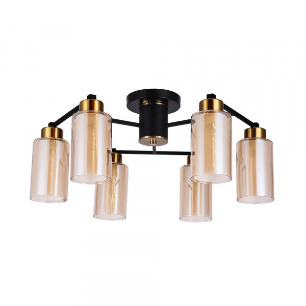 Потолочная люстра Arte Lamp LEO A7027PL-6BK