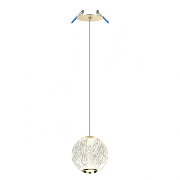фото Золотой/металл/акрил Подвес LED 5W 4000K 390лм CRYSTAL L-VISION, арт. 5008/5LA