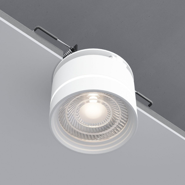фото Встраиваемый поворотный светодиодный светильник 8W 4200K белый 25035/LED