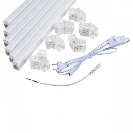 фото Комплект светильников "СОТЫ" 102W 4000K 2430х2120mm Varieta, белый Lightstar V6A450124
