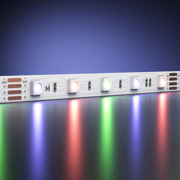 Светодиодная лента Ультра 24В 5050 14,4Вт/м Цветная (RGB) 5м IP 20 Maytoni 201139, белый