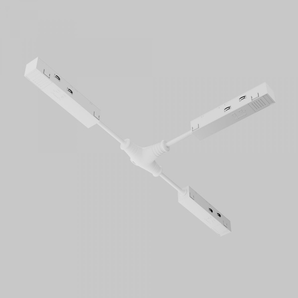 фото Коннектор питания Т-образный Exility белый Maytoni Technical TRA034CWT-42W