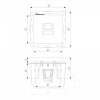 фото Розетка Ethernet RJ-45 (графит акрил) W1181044