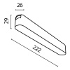 фото Трековый светильник Maytoni Technical Basis TR080-1-12W4K-B, черный