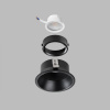 фото Кольцо фиксации лампы/LED модуля для 21450х-21460х Domino, черный Lightstar 214007