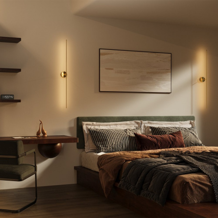 фото Бра Maytoni Elegant C084WL-L18BS2.7K, латунь