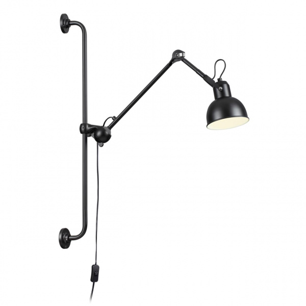 Черный Бра на кронштейне Е14 1*40W ARTA MODERN, арт. 4125/1WA