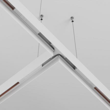 фото Коннектор питания Т-образный Exility белый Maytoni Technical TRA034CWT-42W