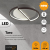 фото Белый, черный, серый Люстра потолочная диммир. с ДУ LED 64W 220V TARO LEDIO, арт. 5240/64CL