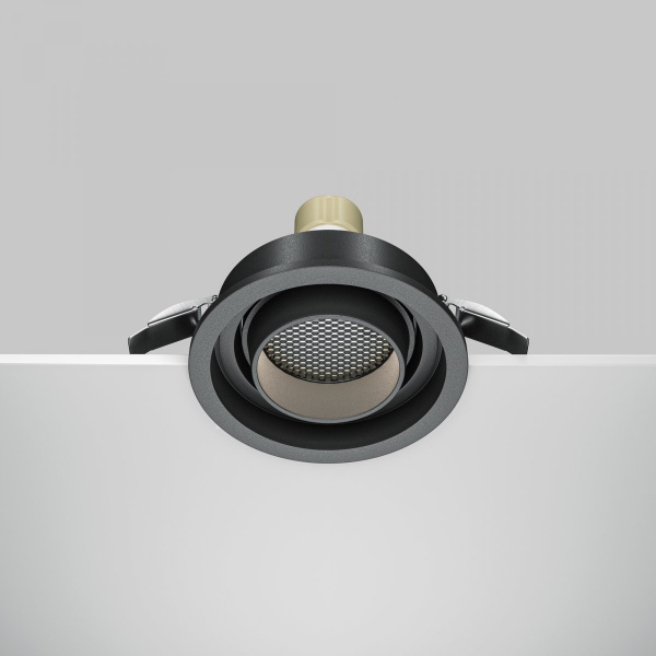 фото Встраиваемый светильник Maytoni Technical Atom DL113-GU10-01-RD-B, черный