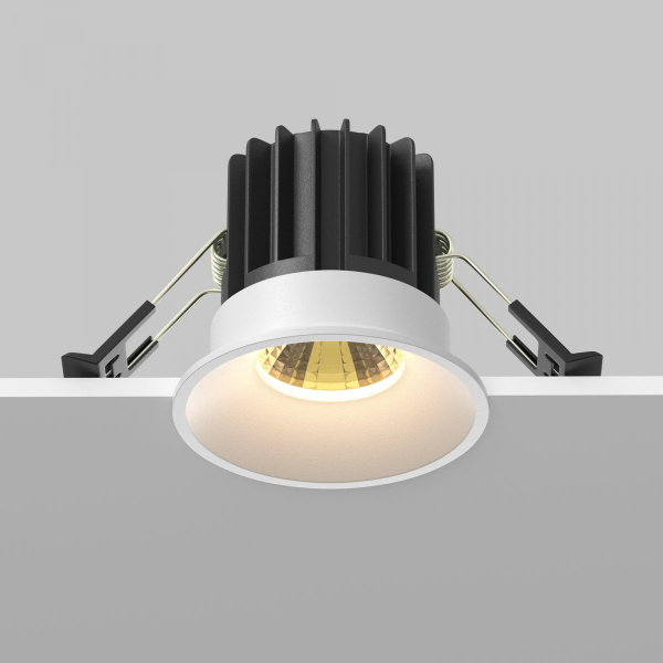 фото Встраиваемый светильник Maytoni Technical Round DL058-7W2.7K-W, белый