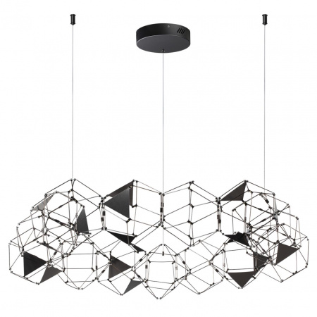 фото Черный хром/металл Люстра LED 68W 4000K 3740Лм TRELLIS L-VISION, арт. 5087/68L