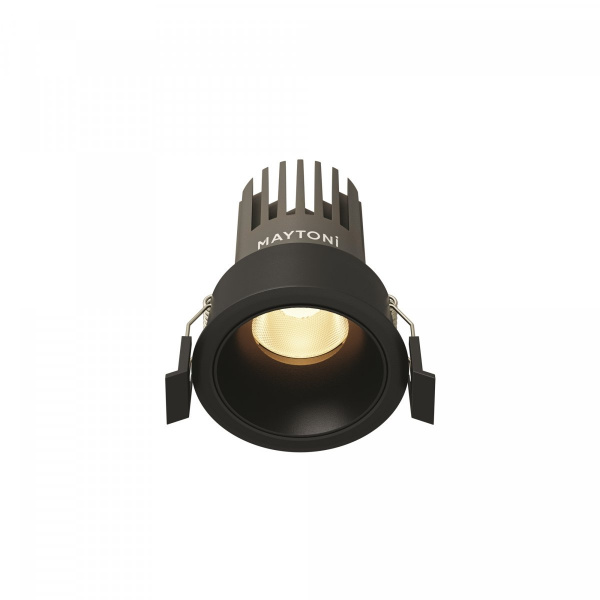 Встраиваемый светильник Maytoni Technical Dip DL115-10W-2.7K-B, черный