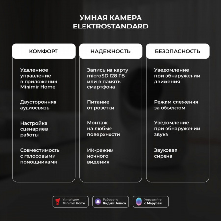 фото Умная видеокамера белая IP20 76500/00
