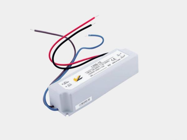 Блок питания SWG для светодиодных лент IP 67 пластик 50 W, 12V, LV-50-12