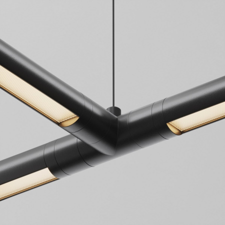фото Тросовый подвес 1000мм с потолочной чашей для системы Shelf Maytoni Technical CA029SW-L1000-B, черный