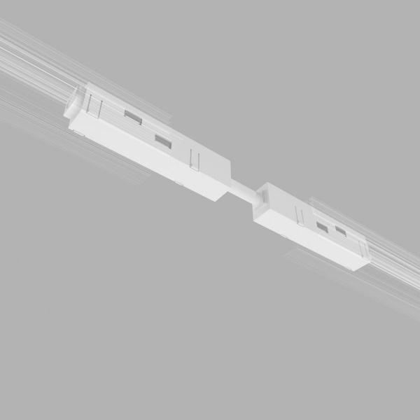 Slim Magnetic Прямой коннектор и планка белый (1 шт.) 85096/00