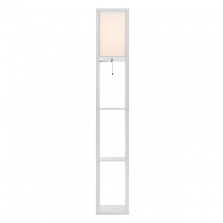 фото Белый, дерево/текстиль Торшер Е27 1*60W 220V PRACTIC COMFI, арт. 8089/1F