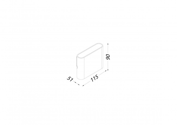 фото Настенный светильник Черный SWG 6Вт 3000К IP54, GW-6080S-6-BL-WWб