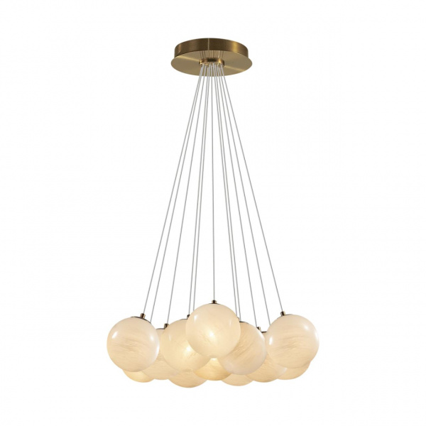 фото Светильник металл/стекло/бронза/белый IP20 E14 13*5W 220-240V MAGIA MIDCENT, арт. 7109/13