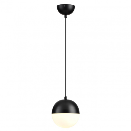 фото Черный/металл/белый/стекло Подвес E27 1*40W PINGA PENDANT, арт. 4958/1