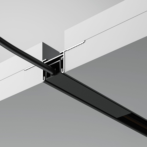 фото Шинопровод встраиваемый Maytoni Technical TRX172-121B, черный