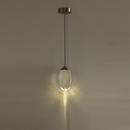 фото Светильник бронза/хрусталь/металл IP20 LED 3W 400Лм 3000K 220-240V PURA HIGHTECH, арт. 7159/3L