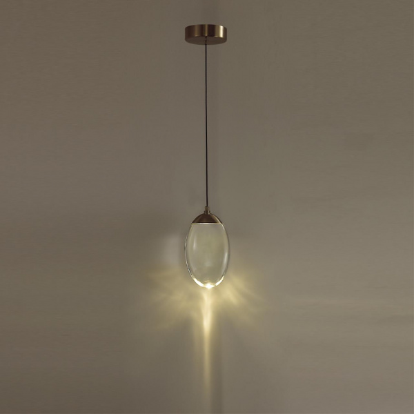фото Светильник бронза/хрусталь/металл IP20 LED 3W 400Лм 3000K 220-240V PURA HIGHTECH, арт. 7159/3L