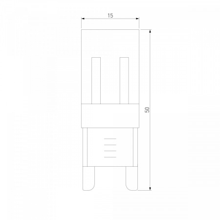 фото Светодиодная лампа JCD 5W 220V 3300К G9 BLG908